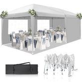 HAOYYE 20*10*8.2-8.8in. Waterproof Folding Tent with Two Windows, Outdoor Canopy Shelter with Carry Bag, Adjustable Height and Reinforced Corners, Portable Pop Up Pavilion for Camping Party Market Events